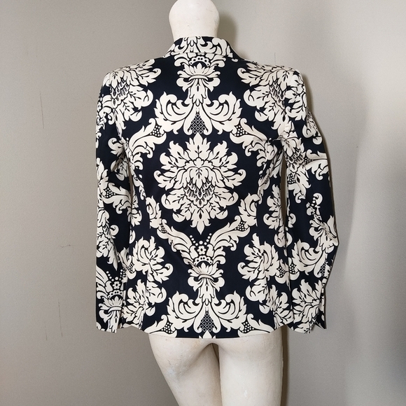 ROBERT RODRIGUEZ Women's Black Crea. single Snap Jacket 8 - Picture 3 of 8